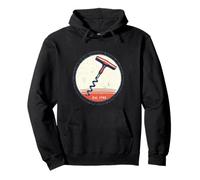 Tire-Bouchon Graphique Vintage - Design Classique Amateur de vin Sweat à Capuche