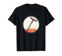 Tire-Bouchon Graphique Vintage - Design Classique Amateur de vin T-Shirt