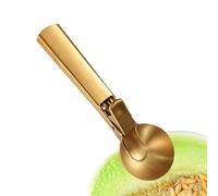 Tire-bouchon intensif avec gâchette en acier inoxydable | Cuillère à portions pour buffet de desserts, cuisine, maison, fruits, caramel, popcorn, biscuit pastèque