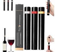 Tire-bouchon Loritia, tire-bouchon AeroPop, tire-bouchons Loritias Aeropop, tire-bouchons à aiguille, tire-bouchon de poche portable avec pompe à air comprimé pour la maison et les fêtes (3pcs)
