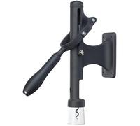 Tire-bouchon mural de luxe, tire-bouchon en acier avec finition industrielle, 31,5 x 6,5 x 26 cm