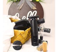 Tire bouchon Ouvre-bouteille de vide Ensemble manuel de bouchon de bouchon Ouvre Bouteille(Black set)