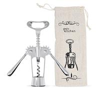 Tire Bouchon Ouvre Bouteille De Vin De Luxe En Alliage De Zinc Rose Doré Avec Sac De Rangement - Tire Bouchon Original Polyvalent Pour Retirer Efficacement Bouchons Et Capsules