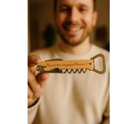 Tire-Bouchon Personnalisé en Bois, Décapsuleur Gravé 'Veux-tu être mon garçon d'honneur ?', Demande Originale et Personnalisée - Cadeau Mariage (Veux-tu être mon garçon d'honneur ?)