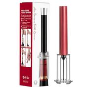 Tire-bouchon pneumatique Tire-bouchon pneumatique Tire-bouchon pneumatique Avec une simple pression, vous pouvez retirer le bouchon en quelques secondes Outil de retrait de bouchon (Red, One Size)