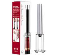 Tire-bouchon pneumatique Tire-bouchon pneumatique Tire-bouchon pneumatique Avec une simple pression, vous pouvez retirer le bouchon en quelques secondes Outil de retrait de bouchon (Silver, One Size)