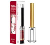 Tire-bouchon pneumatique Tire-bouchon pneumatique Tire-bouchon pneumatique Avec une simple pression, vous pouvez retirer le bouchon en quelques secondes Outil de retrait de bouchon (Gold, One Size)