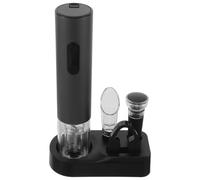 Tire-bouchon sans Fil Automatique pour Vin avec Poignée Ergonomique | Base de Charge, Verseur Aérateur et Bouchon Inclus, Plastique, pour Bouteilles Standard, Usage Intérieur