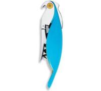 Alessi - Tire-bouchon sommelier Parrot AAM32 AZ - Fonte d'aluminium et PC - Bleu clair