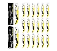 Tire-Bouchon Sommelier Professionnel Limonadier Serveur, Jaune, 20pcs
