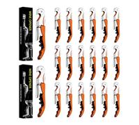 Tire-Bouchon Sommelier Professionnel Limonadier Serveur, Orange, 5pcs