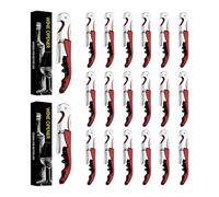 Tire-Bouchon Sommelier Professionnel Limonadier Serveur, Rouge, 5pcs