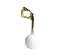 Tire-bouchon unique sur le thème du golf - Outil d'ouverture de bouteille de bière - Outil créatif en alliage de zinc - Outil de retrait de couvercle de bouteille de mariage - Fournitures de fête de