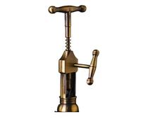 Tire-bouchon vintage en bronze, ouvre-bouteille métal