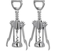 Tire-bouchons décapsuleur à leviers chrom. (Lot de 2)