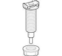 Tire-câble Geberit avec bouton rotatif 241684001 Connexion HWB avec intégré. débordement