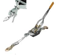 Tire Câble Manuel Tire Fort Treuil Manuel de Halage - Tire-fort 2 tonnes - outil de levage à double crochet 2000 Kg HOTECHE 680201