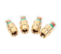Tire Caps with Pressure Gauge - 4 Pack Tpm, Tire Indicator