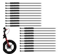 Tire Chains - Zip Cable Wheel Fastener Set, Nylon Traction Locking System with Tool Free Installation Advantage, Rapid Grip Enhancement Function, Ideal for Mountain Travel Safety