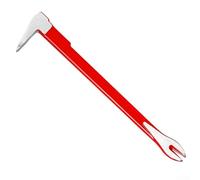 Tire-clou robuste - Barre de démolition à double griffe avec outil plat pour enlever les ongles, construction en alliage d'acier avec finition rouge pour la maison (300 mm)