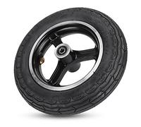 Tire de Scooter Électrique, Pneu Gonflable 10 Pouces, Roues de Remplacement pour Scooter, Moyeu en Alliage Aluminium, pour City, Sport, et Casual Riding