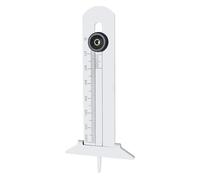 Tire Depth Gauge, Tread Depth Checker, Stainless Steel Ruler, T Shape Measuring Tool for Vehicle Tire Monitoring Maintenance Motorcycle Truck Outdoor Inspection Accurate Use