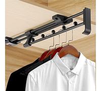 Tire des pantalons de pantalons pantalons pantalon rétractable Garment Launchage Séchage de séchage - Tiron de placard réglable de pantalon de pantalon de pantalon de pantalon rétractable en service