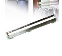 Tire des pantalons-pantalon, canne de rangement de vêtements réglable, retirer le rail de liens, chargement de stockage rétractable Charge de 25 kg pour les écharpes de vêtements Schauls de châles de