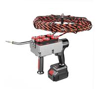 Tire Fil Extracteur de Fil D'Électricien À Travers Le Mur Machine À Enfiler Automatique Fil Foncé Outil de Traction de Fil Électrique Machine À Enfiler Tire-Fils D'Électricien 30mline-37500mAh