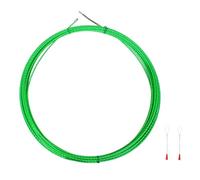 Tire-fil, tire-câble, tiges de poussée, outil d'extraction câbles, ruban tirage, 5/10/15/20/25 m, positionnement for construction, à travers les murs(Green,5M)