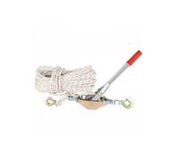 Tire Fort Traction 3/4 T, Treuil Manuel Cliquet Charge 0,75 T, Corde 30,48 m, pour Bateaux Bûches