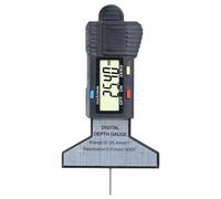 Tire Gauge Depth - ABS 112.5x26mm | Electronic Digital LCD Display 0.01mm Precision Tester With Return Spring 0-25.4mm Range | For RV Professional Men Beginner Racing Automobile And Truck