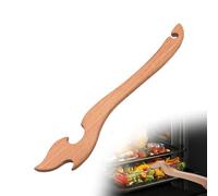 Tire-Gril de Four | Ustensile de Cuisine à Long Manche en Bois,Outil Bâton pour Four pour Éviter Les Brûlures,pour Gril Airfryer Cuisson Rôtissage Préparation des Repas Plats en