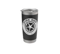 Tire Guy Profession Fixation de roues de voiture Design vieilli Gobelet isotherme en acier inoxydable double paroi