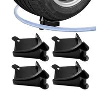 Tire Hose Roller, Multi-Terrain Wheel Rolling System Tool | Car Hose Guard - Weather-Ready Long-Term Reliability For Vehicle Maintenance Washing Detailing Garage Camping Workshop Outdoors