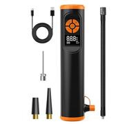 Tire Inflator - Digital Display Car Air Pump, Portable LED Light Compressor, Motorcycle Bike Electric Scooter Accessory, Inflatable Toys Pool Floats, Home Garage Outdoor Repair, Small Volume Device