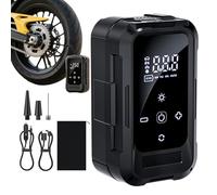 Tire Inflator Tool, Cordless Air Pump, 5.51x3.15x2.36 inches Digital Pressure Device, Rechargeable Portable Compressor for Roadside Emergencies During Long Distance Travel