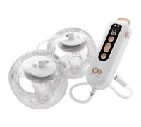 Kinderkraft Tire-lait électrique double GENTLEFLOW 3 modes 9 niveaux USB‑C 1800mAh Or