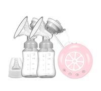 Tire-lait double pour allaitement maternel, pompes à extraction pour tire-lait avec 2 bouteilles à lait | tire-lait portable avec plusieurs modes, silencieux et pour les mères qui travaillent