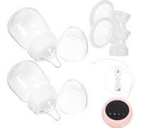 Tire-lait Électrique Automatique Silencieux, Double Pompage, 1200 Mah | Silicone et PP, Design Détachable Col Humanisé, Usage Nuit et Voyage, Nettoyage Facile