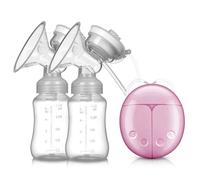 Tire-Lait Électrique Bilatéral,Extracteur De Lait,Bisantos,Fournitures Postnatales,Tire-Lait,Usb 62,Rajeunissement Du Sein De Bébé - Type Pink