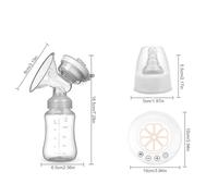 Tire-lait électrique double,Tire-lait électrique double - Machine à traire avec tire-lait rechargeable, portables à plusieurs modes, à faible bruit pour les mamans qui travaillent