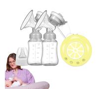 Tire-lait électrique double, tire-lait électrique | Machine à traire à lait de qualité alimentaire - Plusieurs modes à faible bruit pour les nouvelles mamans, les mamans après l'accouchement