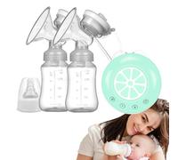 Tire-lait électrique, pompe à lait électrique - Extracteurs de lait maternel rechargeables avec 2 bouteilles de - Tire-lait portables à plusieurs modes, à faible bruit pour les mamans qui travail