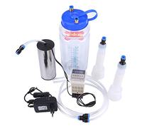 Tire-Lait Électrique Pompes Milker Électrique 100-250V Machine À Traire Avec 2L Bouteille De Lait Équipement Pour Bétail Laitier Vache Moutons Chèvre Lait Portable Pompe Électrique Impuls (Eu)