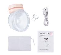 Tire-Lait Électrique Portable,Mains Libres Invisibles,Intégré,24mm,3 Modes,9 Recycleurs D'aspiration - Type 1pcs Pink