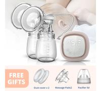 Tire-Lait Électrique Sans Bpa,Avec Écran Tactile Lcd Et Chargeur Usb Pour Machine À Traire,Sans Bpa - Type Bilateral-Set1