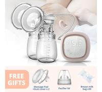 Tire-Lait Électrique Sans Bpa,Avec Écran Tactile Lcd Et Chargeur Usb Pour Machine À Traire,Sans Bpa - Type Bilateral-Set3