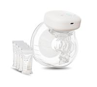 Tire-lait individuel sans fil Youha - Tire-lait électrique - Gobelet de 240 ml - Tire-lait mains libres - Avec tétines de 24 mm - Fonctionnement manuel