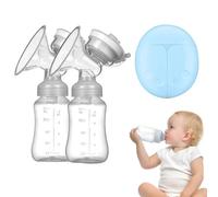 Tire-lait maternel, double pompe électrique à aspiration puissante, pompe à lait portable à faible bruit, accessoires d'allaitement mains libres pour la maison